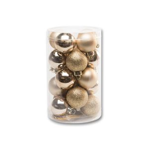 Marimex Vánoční koule 4 cm - zlatá - 18000404